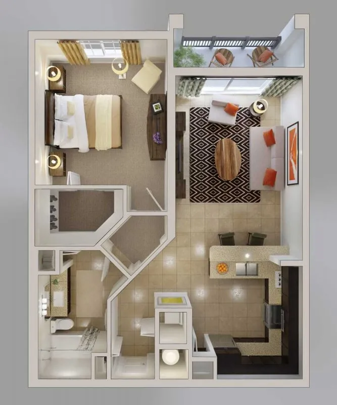 Дизайн квартиры с нестандартной планировкой