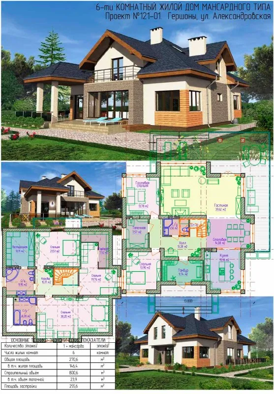 Планировка одноэтажного дома с верандой