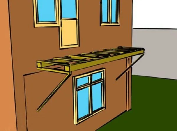 проект консольного балкона к дому