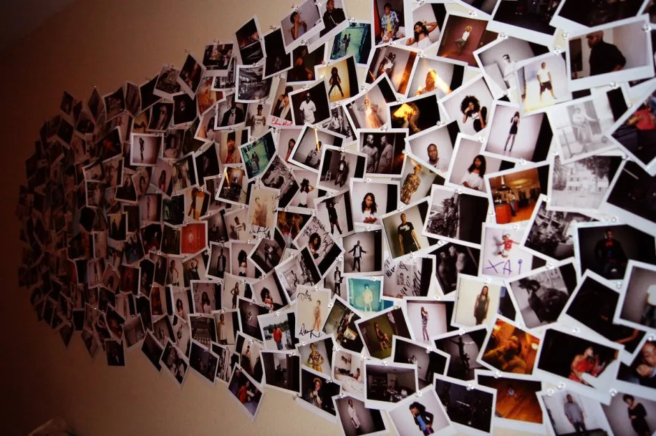 Идеи с фотографиями на стену