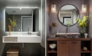 Особенности выбора параметров зеркала в ванную