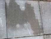 Впитывание воды тротуарной плиткой