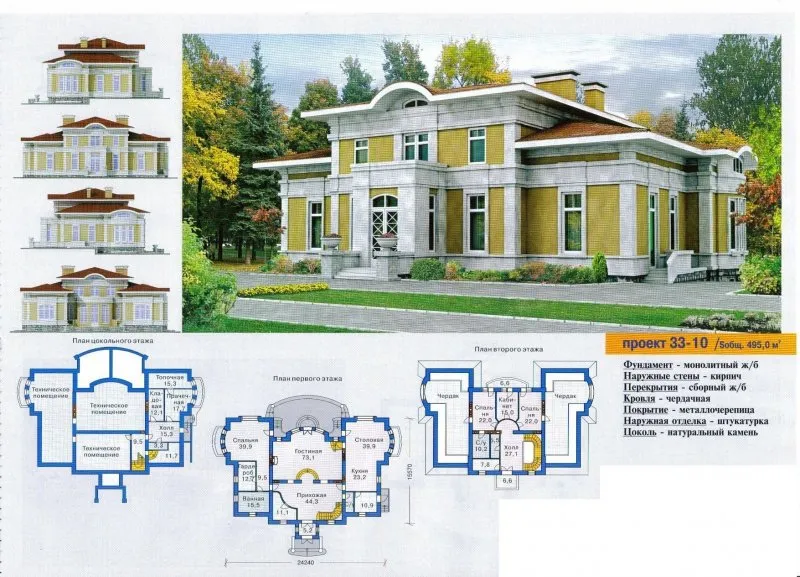 Самые удобные планировки двухэтажных домов
