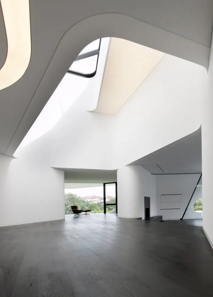 Архитектура Минимализм футуристический дом в Германии