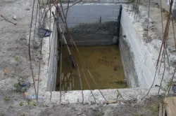 Выгребная яма из бетона 